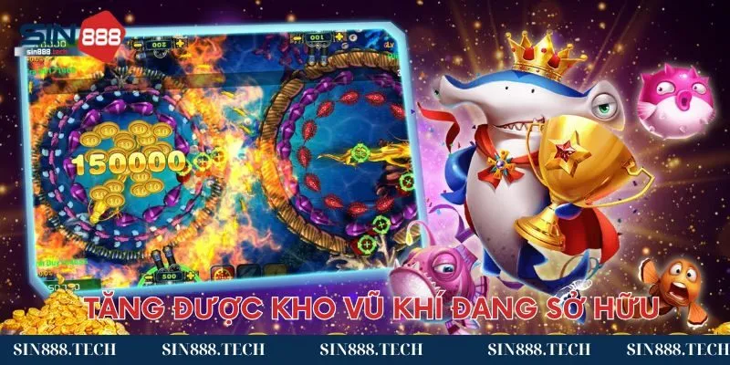 Dùng tool hack game bắn cá online giúp tăng vũ khí Dùng tool hack game bắn cá online giúp tăng vũ khí