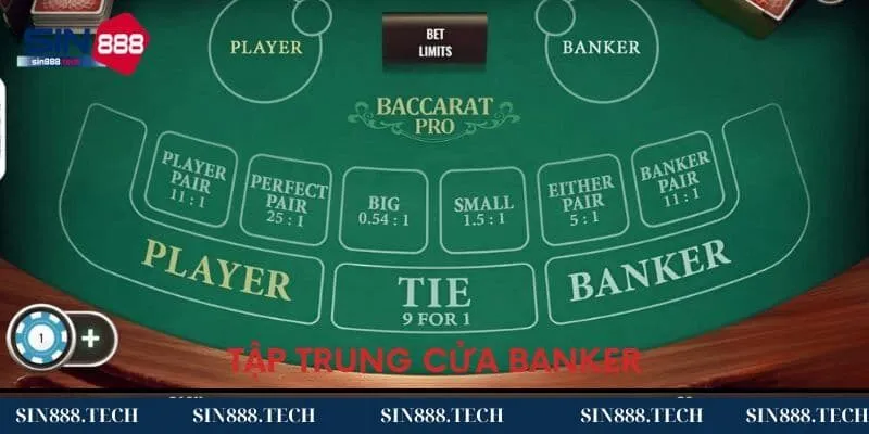 Tập trung đánh cửa Banker Tập trung đánh cửa Banker